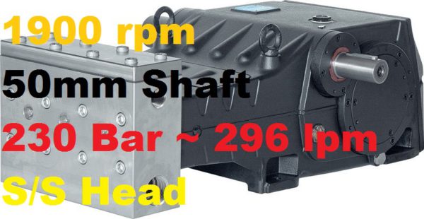 Pratissoli 230 Bar 296 lpm Pressure Pump LKN50-GB19