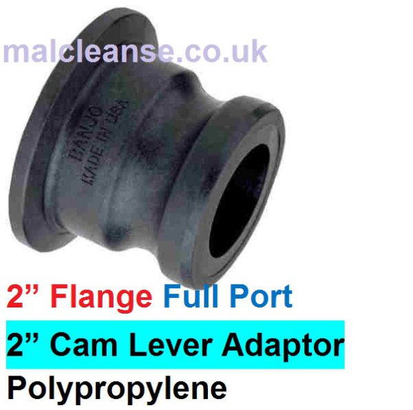2" Flange Full Port x 2" Cam Lever Adaptor 9901-M220A