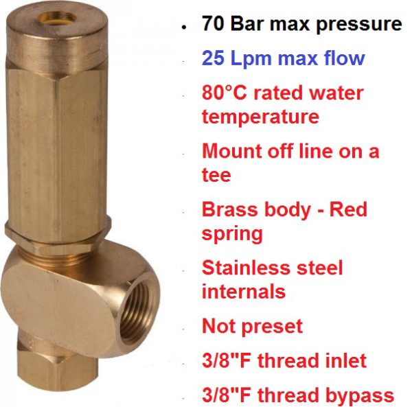 70 Bar 25 LPM Pressure Regulating Valve ART555-70