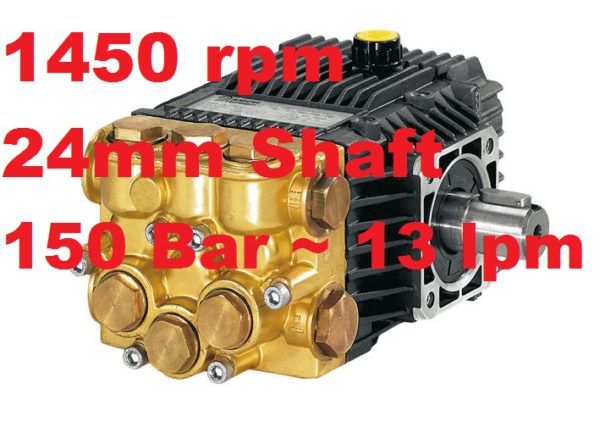A&R 150 Bar 13 lpm Pressure Washer Pump XT13.15
