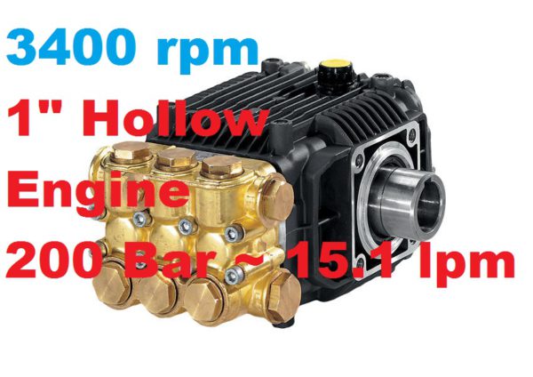 A&R 200 Bar 15.1 lpm Pressure Washer Pump XMV4G30