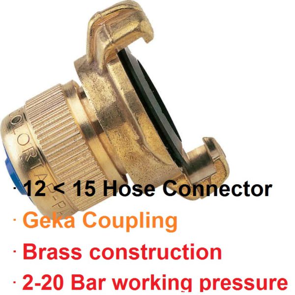 Geka x 12-15mm Type Hose Connector 501-1047
