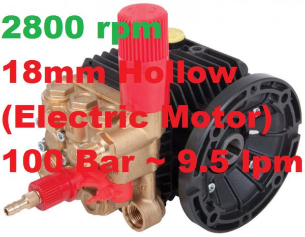 Interpump 100 Bar 9.5 lpm Pressure Washer Pump WW95BV