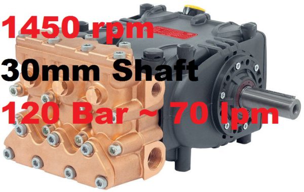 Interpump 120 Bar 70 lpm Pressure Washer Pump W12070H