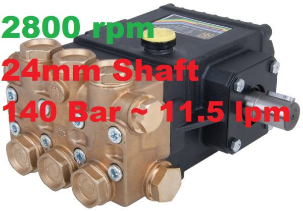 Interpump 140 Bar 11.5 lpm Pressure Washer Pump WW141