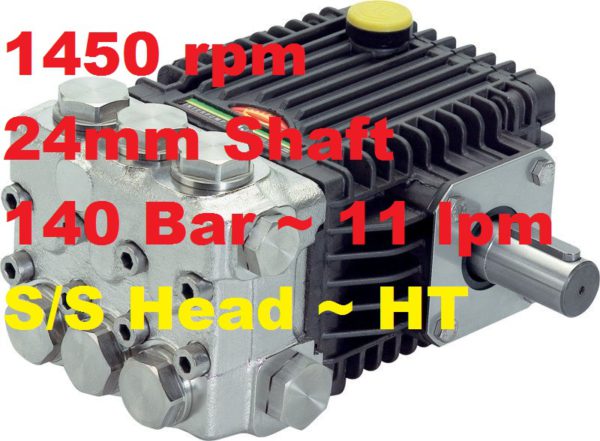 Interpump 140 Bar 11 lpm Pressure Washer Pump SSE1411