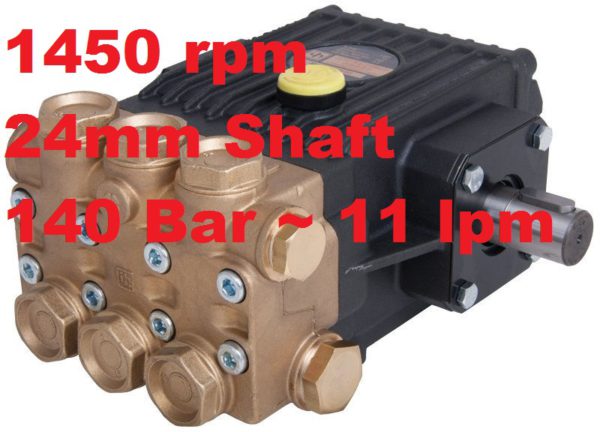 Interpump 140 Bar 11 lpm Pressure Washer Pump WS149