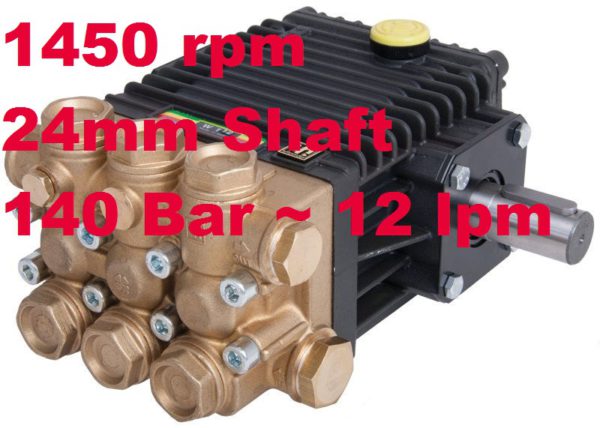 Interpump 140 Bar 12 lpm Pressure Washer Pump W140M