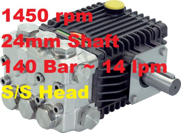Interpump 140 Bar 14 lpm Pressure Washer Pump SSE1414
