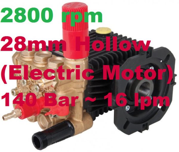 Interpump 140 Bar 16 lpm Pressure Washer Pump EH1416BV
