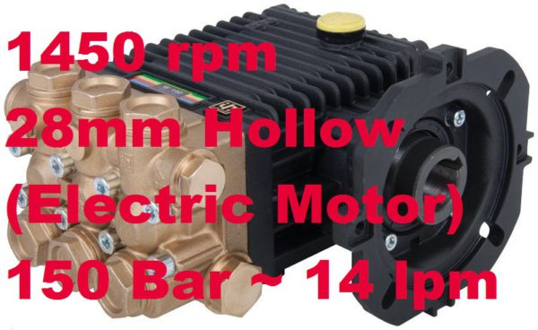Interpump 150 Bar 14 lpm Pressure Washer Pump W154B