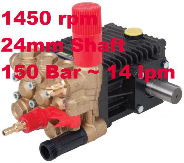 Interpump 150 Bar 14 lpm Pressure Washer Pump W154MV