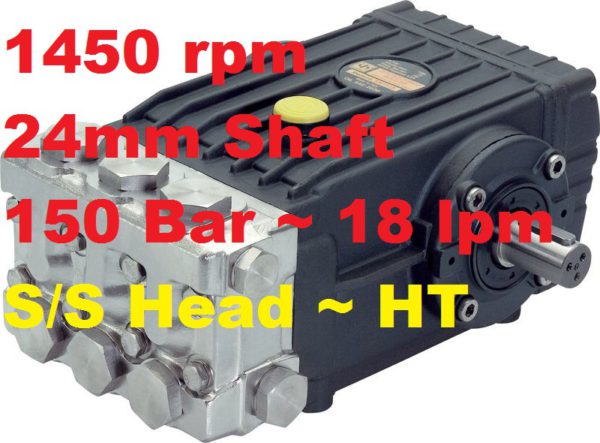 Interpump 150 Bar 18 lpm Pressure Washer Pump SSE1518