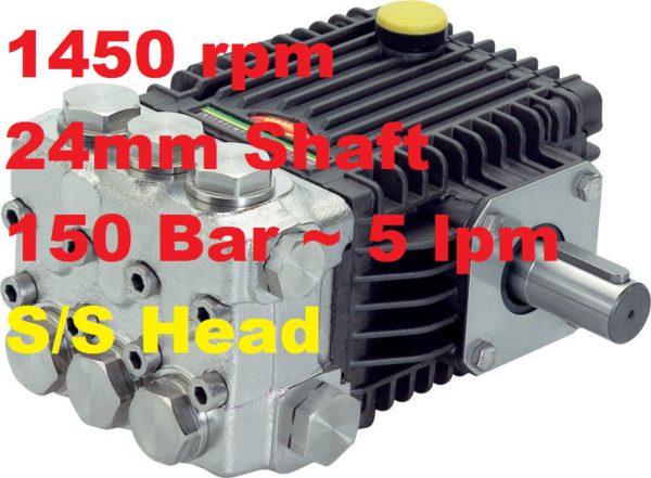 Interpump 150 Bar 5 lpm Pressure Washer Pump SSE1505