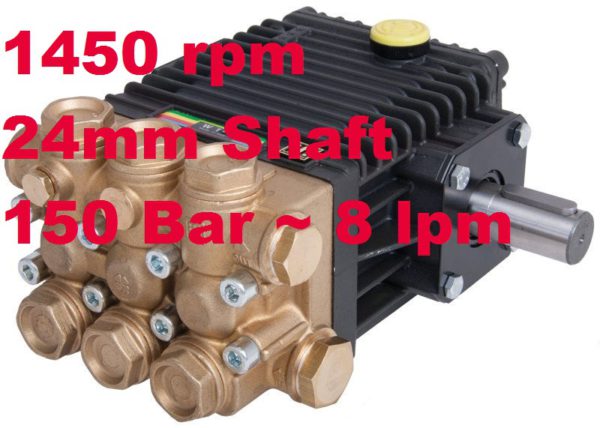 Interpump 150 Bar 8 lpm Pressure Washer Pump W150M