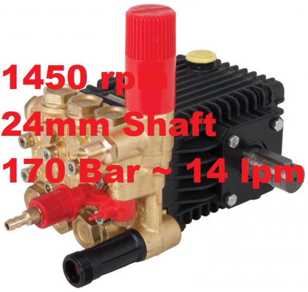 Interpump 170 Bar 14 lpm Pressure Washer Pump EL1714MV
