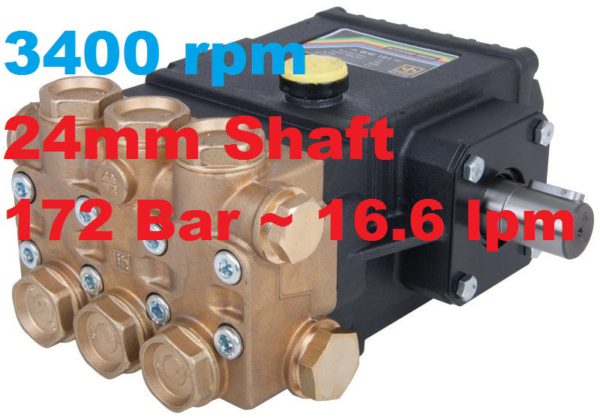 Interpump 172 Bar 16.6 lpm Pressure Washer Pump WW944