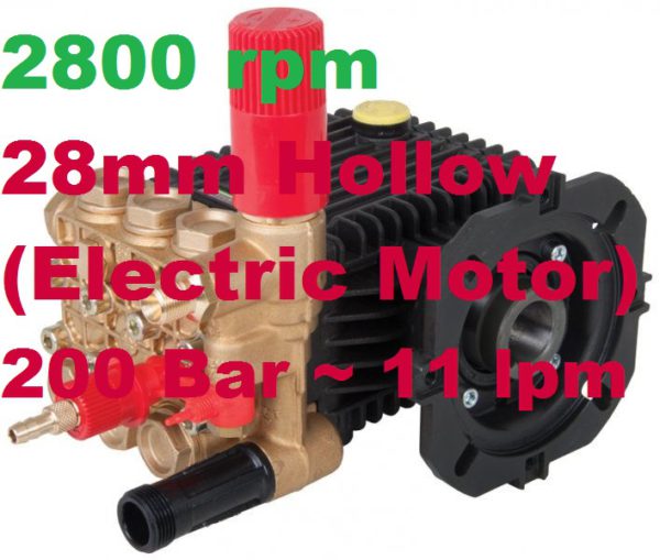 Interpump 200 Bar 11 lpm Pressure Washer Pump EH2011BV