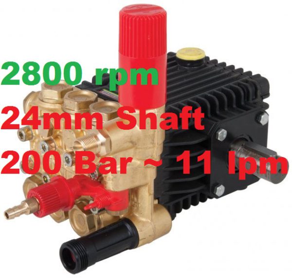 Interpump 200 Bar 11 lpm Pressure Washer Pump EH2011MV
