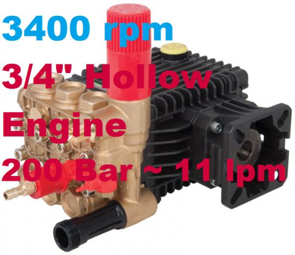 Interpump 200 Bar 11 lpm Pressure Washer Pump UH2011CV-34