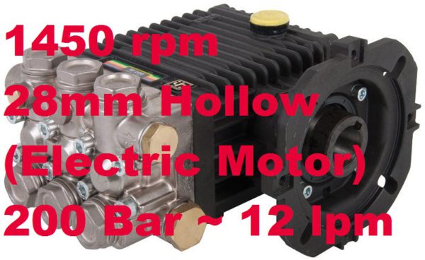 Interpump 200 Bar 12 lpm Pressure Washer Pump W200B