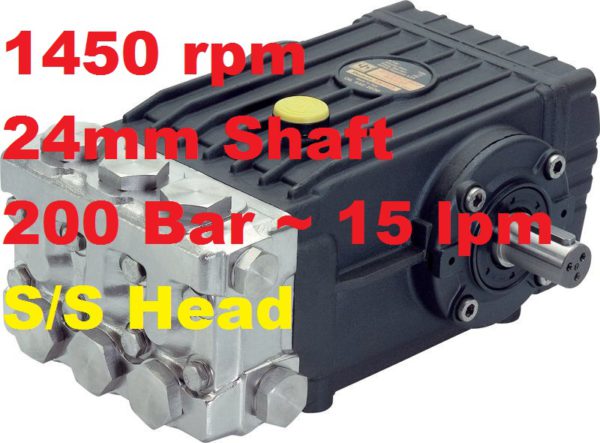 Interpump 200 Bar 15 lpm Pressure Washer Pump SSE2015