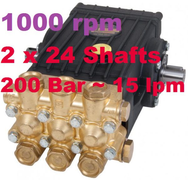 Interpump 200 Bar 15 lpm Pressure Washer Pump W201