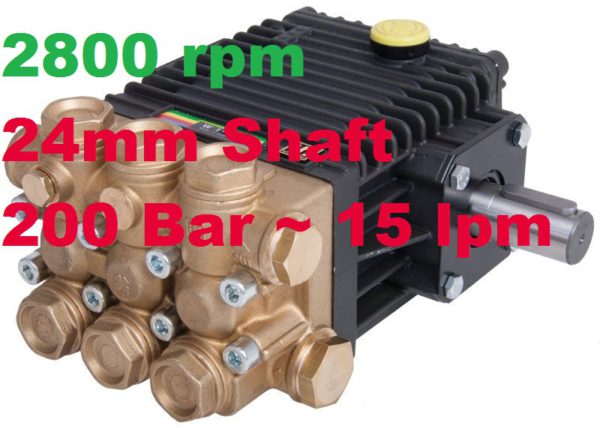 Interpump 200 Bar 15 lpm Pressure Washer Pump WW209