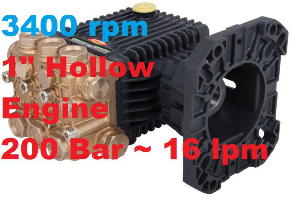 Interpump 200 Bar 16 lpm Pressure Washer Pump UH2016C-01