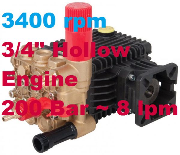 Interpump 200 Bar 8 lpm Pressure Washer Pump UH2008CV-34