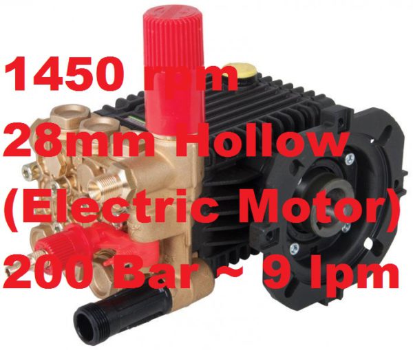 Interpump 200 Bar 9 lpm Pressure Washer Pump EL2009BV