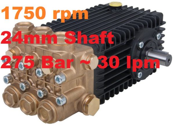 Interpump 275 Bar 30 lpm Pressure Washer Pump T2830