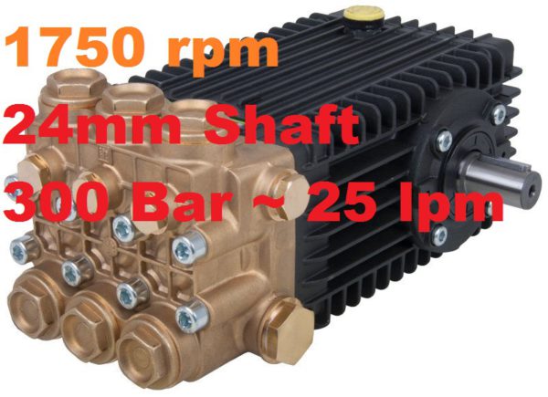 Interpump 300 Bar 25 lpm Pressure Washer Pump T3025