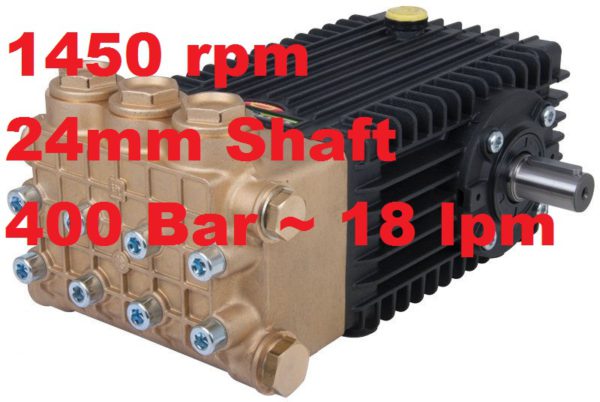 Interpump 400 Bar 18 lpm Pressure Washer Pump W4018