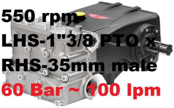 Interpump 60 Bar 100 lpm Pressure Washer Pump AB100