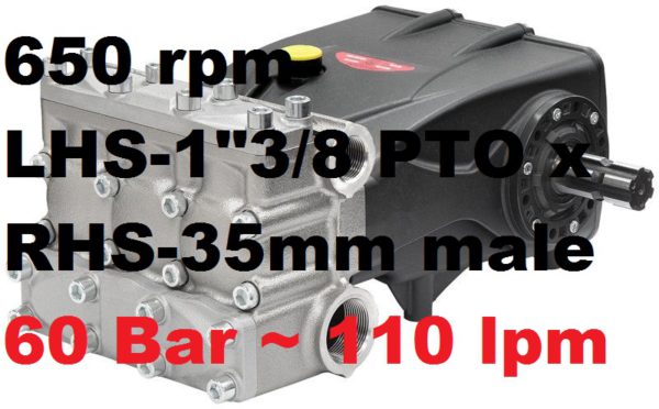 Interpump 60 Bar 110 lpm Pressure Washer Pump AB110