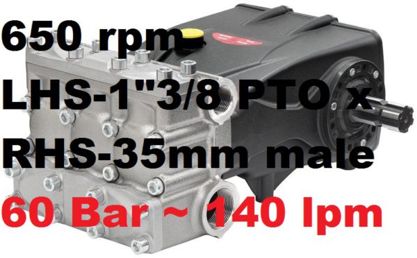 Interpump 60 Bar 140 lpm Pressure Washer Pump AB140