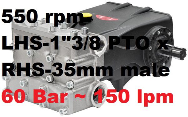 Interpump 60 Bar 150 lpm Pressure Washer Pump AB150