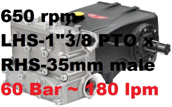 Interpump 60 Bar 180 lpm Pressure Washer Pump AB180