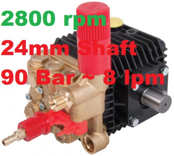 Interpump 90 Bar 8 lpm Pressure Washer Pump WW90V