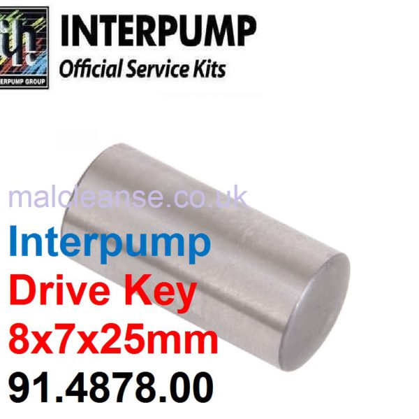 Interpump Drive Key 8x7x25mm 91.4878.00