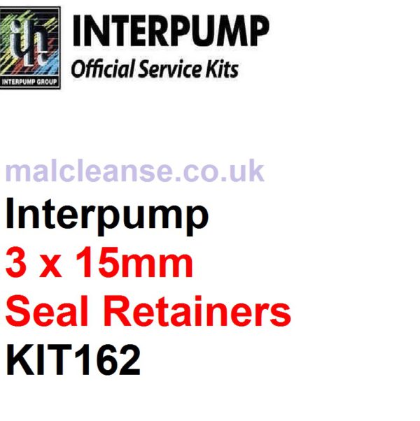 Interpump KIT162 3 x 15mm Seal Retainers