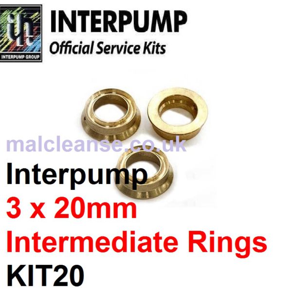 Interpump KIT20 3 x 20mm Intermediate Rings
