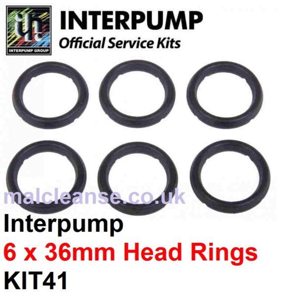 Interpump KIT41 6 x 36mm Head Rings