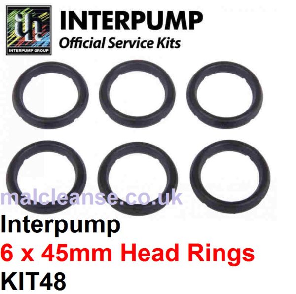 Interpump KIT48 6 x 45mm Head Rings