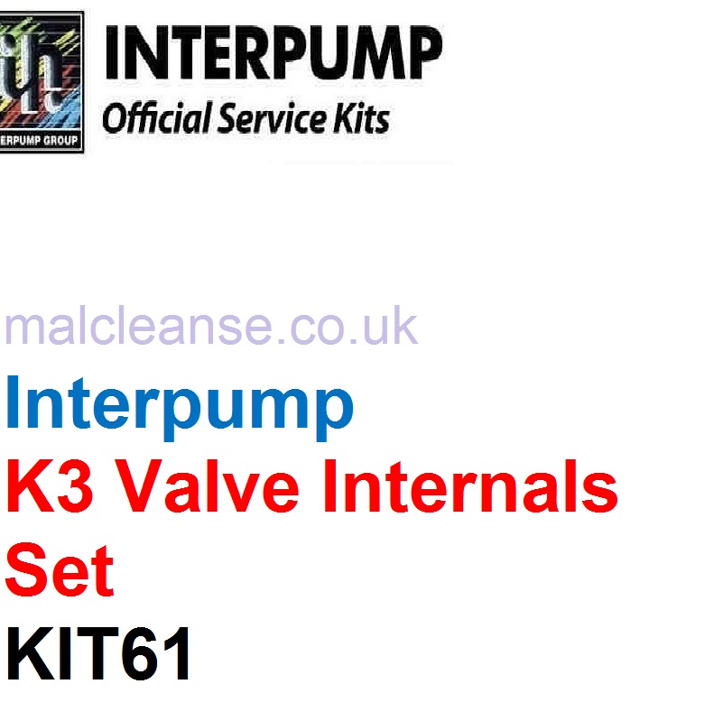 Pressure Washer Genuine  Interpump K3 Series Unloader Valves 