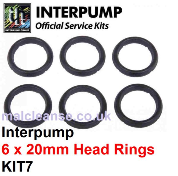 Interpump KIT7 6 x 20mm Head Rings