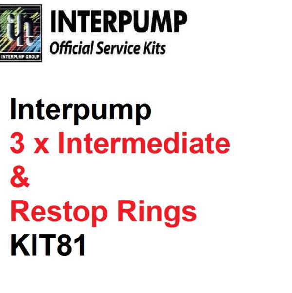 Interpump KIT81 3 x Intermediate & Restop Rings
