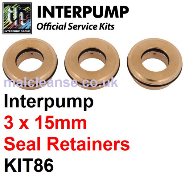 Interpump KIT86 3 x 15mm Seal Retainers & O Rings