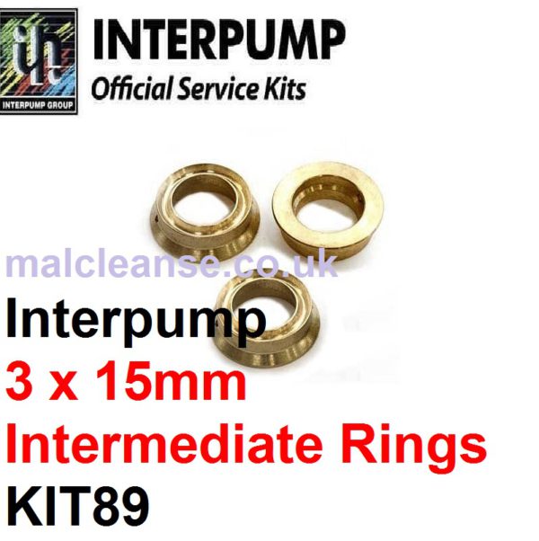 Interpump KIT89 3 x 15mm Intermediate Rings